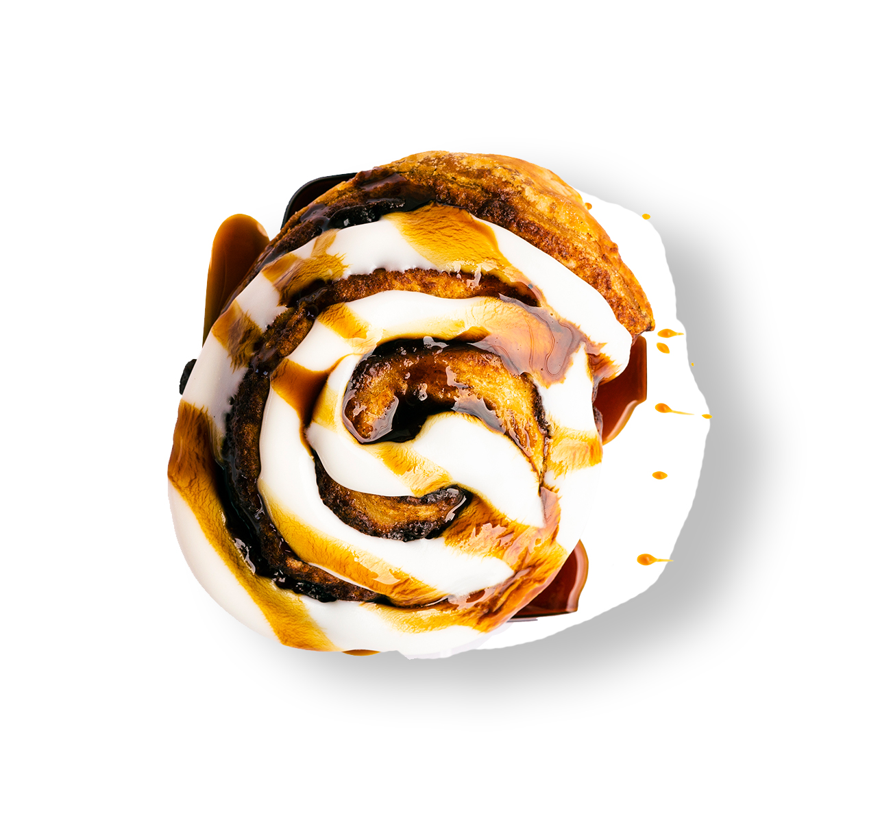 MAPLE SYRUP CINNAMON ROLL