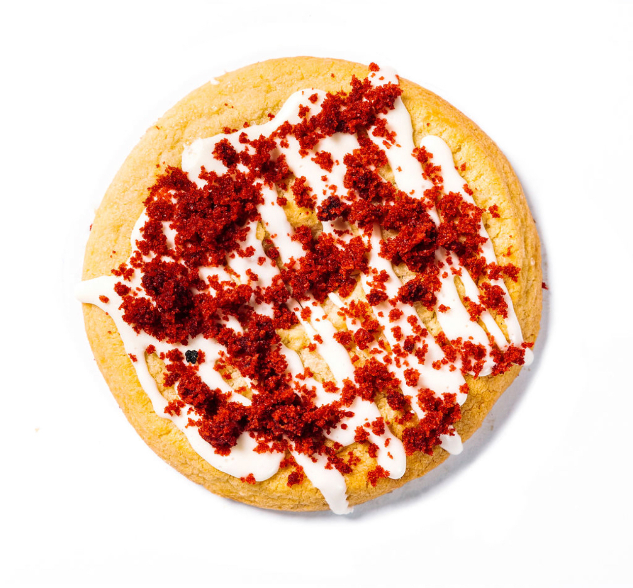 Red Velvet Sugar - Sugar  Cookie, Vanilla Buttercream Icing, Red Velvet Cake Crumble